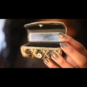 Sonya 7 Vintage Beaded Lipstick case
